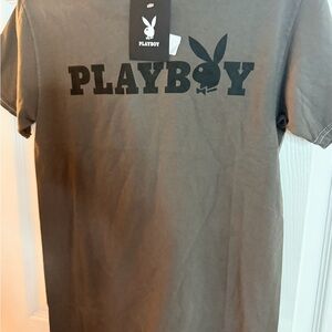 PLAYBOY Charcoal Women’s Short Sleeve Tee